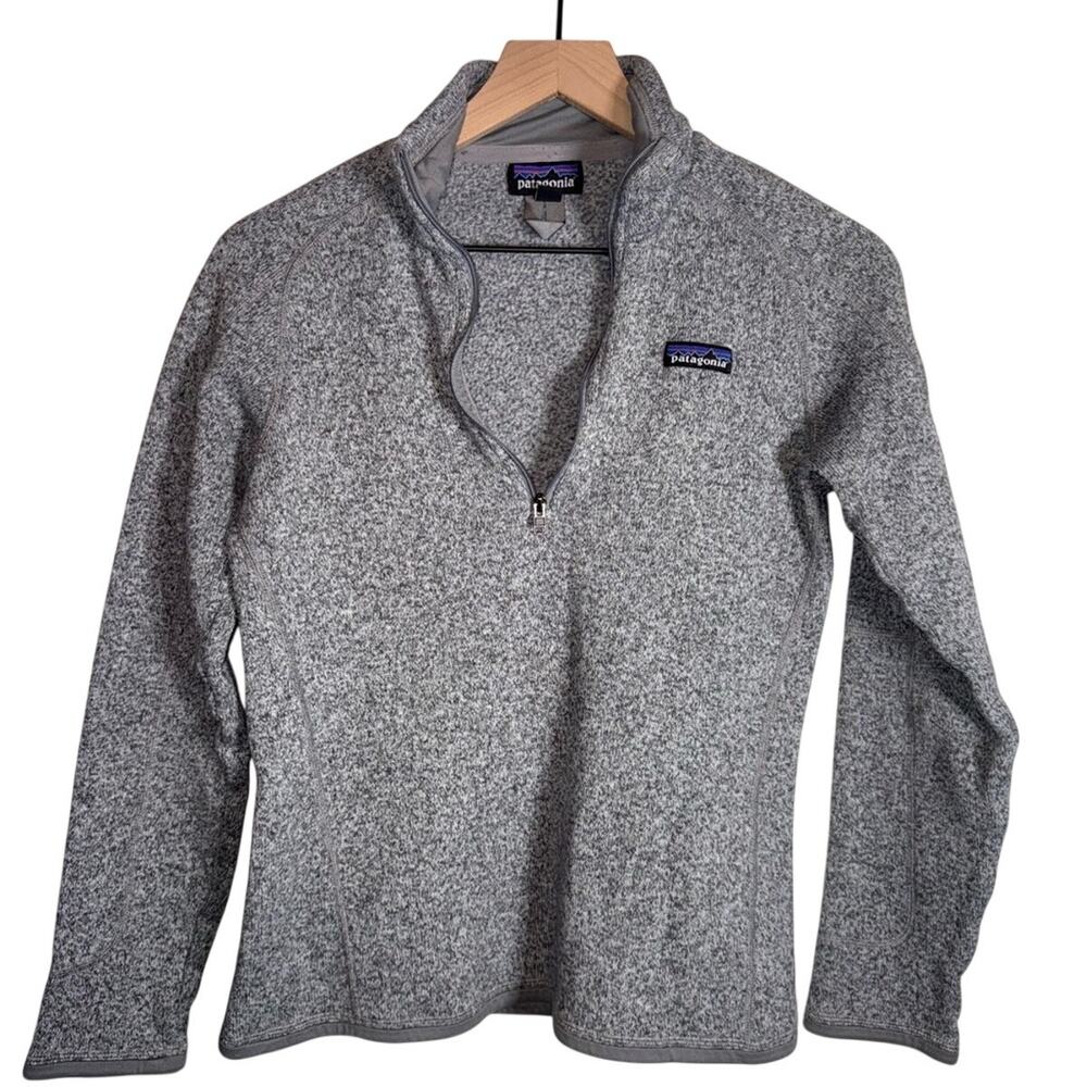 PATAGONIA Gorpcore Better Sweater Knit Hiking Outdoor Quarter Zip Pullover M